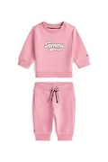 Cпортивний костюм для немовлят Tommy Hilfiger колір рожевий KN0KN02109