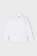 Mayoral cămașă de bumbac pentru copii culoarea alb, 146