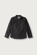 Levi's košeľa detská rifľová NEW BARSTOW WESTERN SHIRT sivá 8EL534