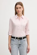 Tommy Hilfiger koszula damska kolor różowy regular z kołnierzykiem klasycznym WW0WW47169