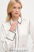 Karl Lagerfeld cămașă culoarea alb, cu guler clasic, regular, A3W11012