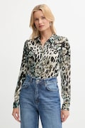 Πουκάμισο Guess CLOUIS χρώμα: μαύρο, W5YH0X WDW82