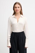 Košile Pedro del Hierro dámská, šedá barva, regular, s klasickým límcem, 6632950