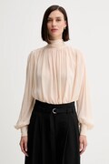 Marella bluză culoarea bej, uni, 2523116012200