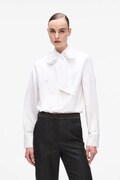 Karl Lagerfeld koszula bawełniana damska kolor biały regular A4W11009