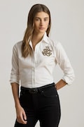 Πουκάμισο Lauren Ralph Lauren χρώμα: άσπρο, 200979990
