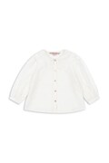 Otroška bombažna srajca Konges Sløjd RILO COLLAR SHIRT GOTS bela barva, KS103966