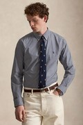 Polo Ralph Lauren košeľa pánska bavlnená modrá s kockovaným vzorom 710929347