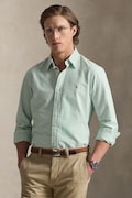 Бавовняна сорочка Polo Ralph Lauren колір рожевий regular комір button-down 710953704