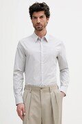 Calvin Klein košeľa pánska bavlnená s elastanom biela s pásikavým vzorom LV040BM108