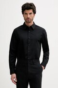 Сорочка Calvin Klein колір чорний regular класичний комір LV04LB148G