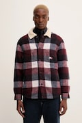 Πουκάμισο μπουφάν Tommy Jeans χρώμα: ναυτικό μπλε, DM0DM22010