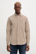 Вельветова сорочка Tommy Jeans колір коричневий regular DM0DM22021