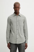 Бавовняна сорочка Tommy Jeans колір зелений regular класичний комір DM0DM22023