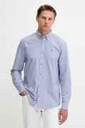 Tommy Jeans koszula bawełniana męska kolor niebieski regular z kołnierzykiem button-down DM0DM22025