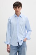 Tommy Jeans košile pánská bavlněná modrá hladká DM0DM22026
