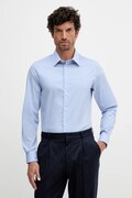 United Colors of Benetton koszula męska kolor niebieski regular z kołnierzykiem klasycznym 551MUQ049