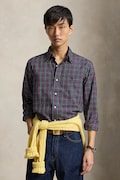 Polo Ralph Lauren koszula męska bawełniana brązowa w kratkę 710953644