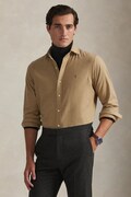 Πουκάμισο Polo Ralph Lauren χρώμα: μπεζ, 710P00661