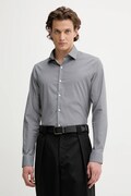 Сорочка Calvin Klein колір сірий slim з італійським коміром LV019EU074