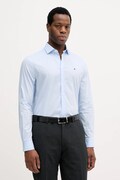 Сорочка Tommy Hilfiger колір білий slim з італійським коміром MW0MW38347