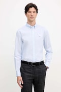Tommy Hilfiger koszula bawełniana męska kolor niebieski regular z kołnierzykiem button-down MW0MW40455