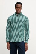 Tommy Hilfiger koszula bawełniana męska kolor zielony regular z kołnierzykiem button-down MW0MW40456