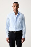 Tommy Hilfiger košulja za muškarce od pamuka plava bez uzorka MW0MW40460