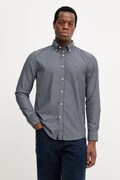 Tommy Hilfiger koszula bawełniana męska kolor czarny regular z kołnierzykiem button-down MW0MW41399