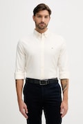 Tommy Hilfiger koszula męska kolor beżowy regular z kołnierzykiem button-down MW0MW40469