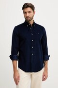 Πουκάμισο κοτλέ Tommy Hilfiger ανδρικό, χρώμα: ναυτικό μπλε, MW0MW40486