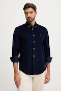 Вельветова сорочка Tommy Hilfiger колір синій regular комір button-down MW0MW40486