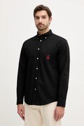 Tommy Hilfiger pamut ing galléros, fekete, regular, MW0MW40890