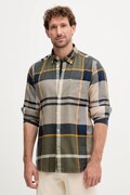 Barbour camicia in cotone DUNOON uomo colore verde  MSH4980