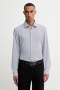 HUGO cămașă culoarea alb, cu guler clasic, slim, 50550524