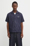 Сорочка NEIGHBORHOOD solid-color hawaiian shirt ss колір синій regular 251TSNH-SHM07