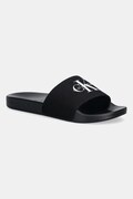 Calvin Klein Jeans klapki SLIDE MONOGRAM WN LOGO CK damskie kolor czarny YW0YW01967