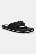 В'єтнамки Tommy Jeans BRAIDED THONG BEACH SANDAL колір чорний на плоскому ходу EN0EN02877