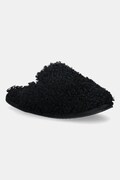 Calvin Klein kapcie CLOSE SLIPPER FUR kolor czarny YW0YW01975