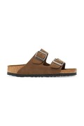 Birkenstock papuci din piele Arizona culoarea maro, 1030865