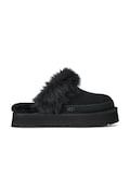 UGG kapcie zamszowe Disquette Chalet kolor czarny 1173930.BLK