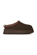 Παντόφλες σουέτ UGG Tazz II χρώμα: καφέ, 1174471.DDC