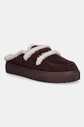 Inuikii pantofole in camoscio Mule Wool colore rosso 1004.017.0011.518