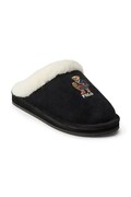 Polo Ralph Lauren kapcie zamszowe Kayleigh Scf kolor czarny 842P03594002