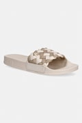 Tommy Hilfiger klapki damskie TH BRAIDED POOL SLIDE beżowe FW0FW09203