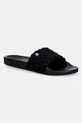 Tommy Hilfiger klapki damskie TH BRAIDED POOL SLIDE czarne FW0FW09203