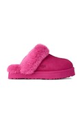 UGG kapcie zamszowe dziecięce DISQUETTE kolor różowy 1171199K