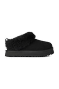 Dječje kućne papuče od brušene kože UGG TAZZELLE boja: crna, 1171198K