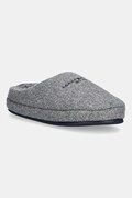 Tommy Hilfiger kapcie FELT HOUSE SHOE kolor szary FM0FM05614