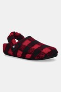 Crocs kapcie Classic Buff Check Cozzzy Slipper kolor czerwony 210755